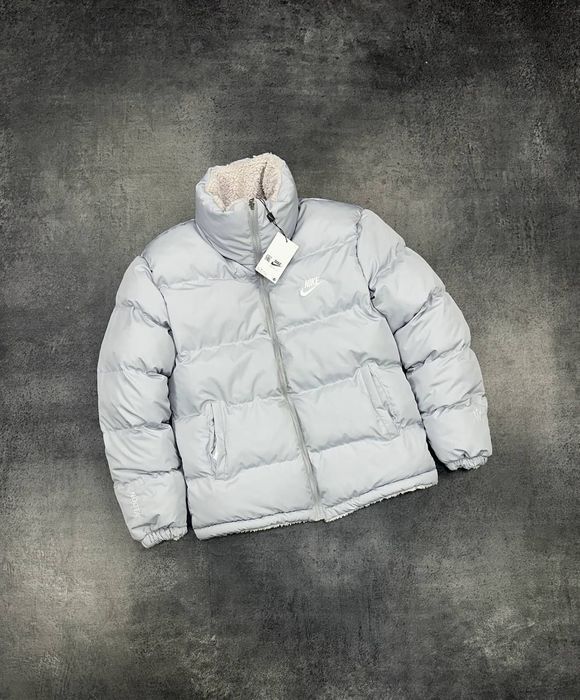 Чоловіча Nike nocta ДВУХСТОРОННЯ Зимова Куртка north face Теді барашка