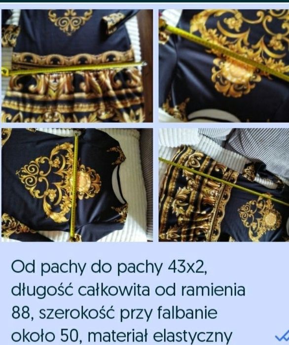 Sukienka we wzory