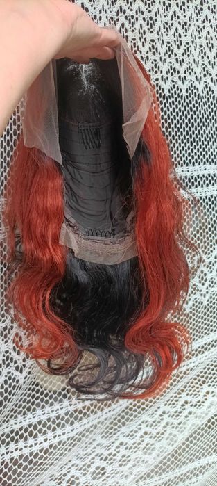 Peruka lace front włosy naturalne, ludzkie