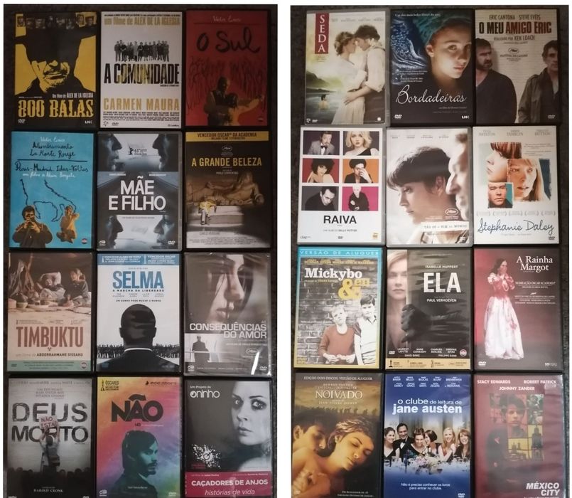Lote 202 DVD'S Originais (LOTE 34)