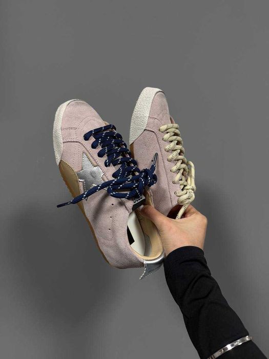 Кросівки Golden Goose True Star Pink | кеди Голден Чуз рожеві замш