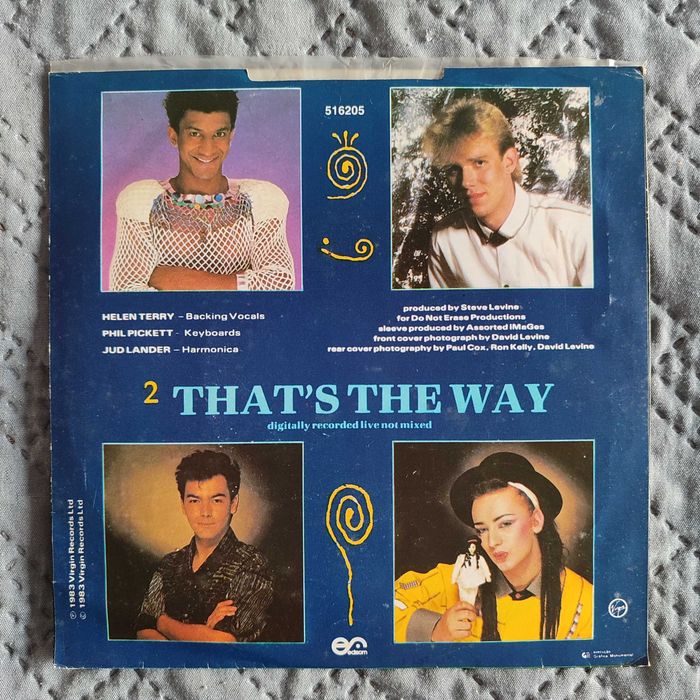 3 discos vinil Boy George / Culture Club - anos 1980 - 2x7" + 12"