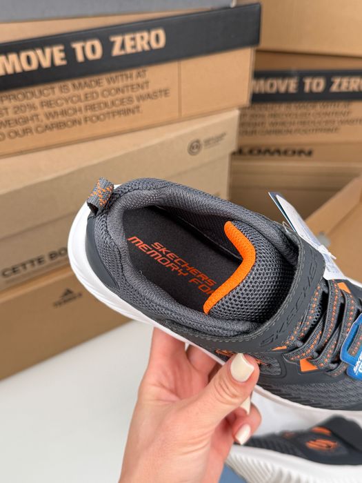 Детские кроссовки на липучках Skechers BOUNDER 27/28/30/31/32/33р