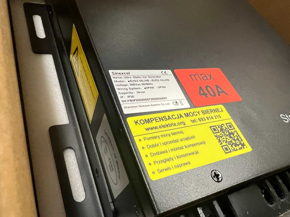 Kompensator mocy biernej SVG3