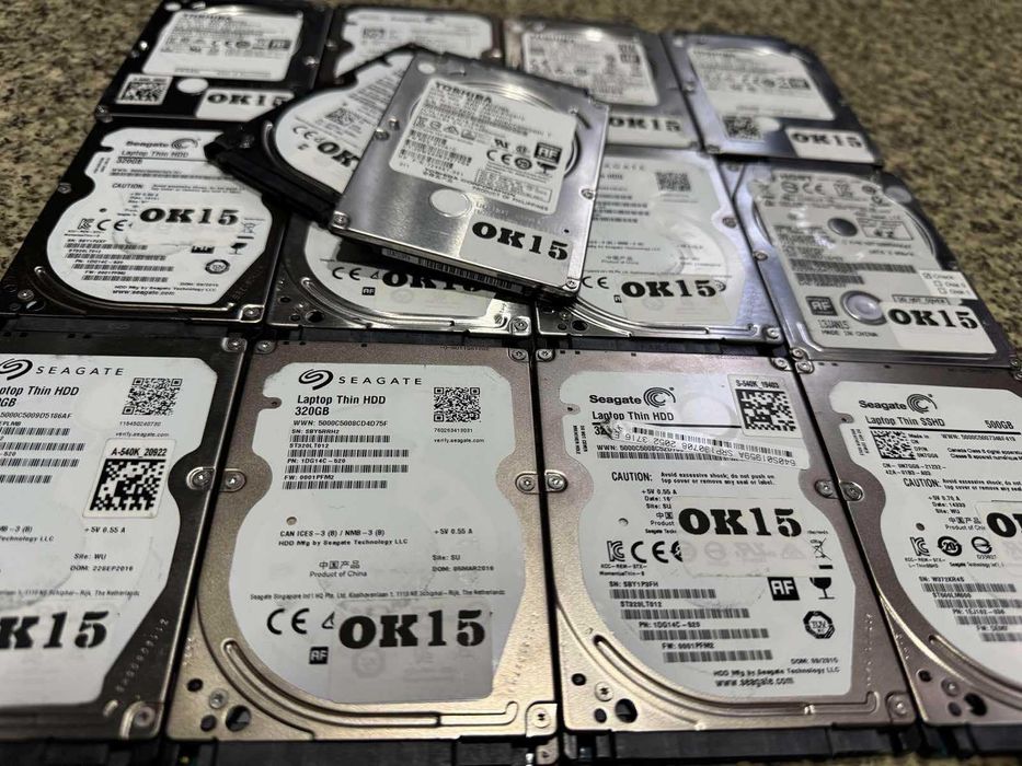 Жорсткі диски HDD 2.5 к-ть 138шт / Гурт-Опт