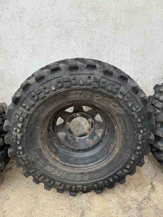 Pneus 31 Fedima Sirocco com jantes offset