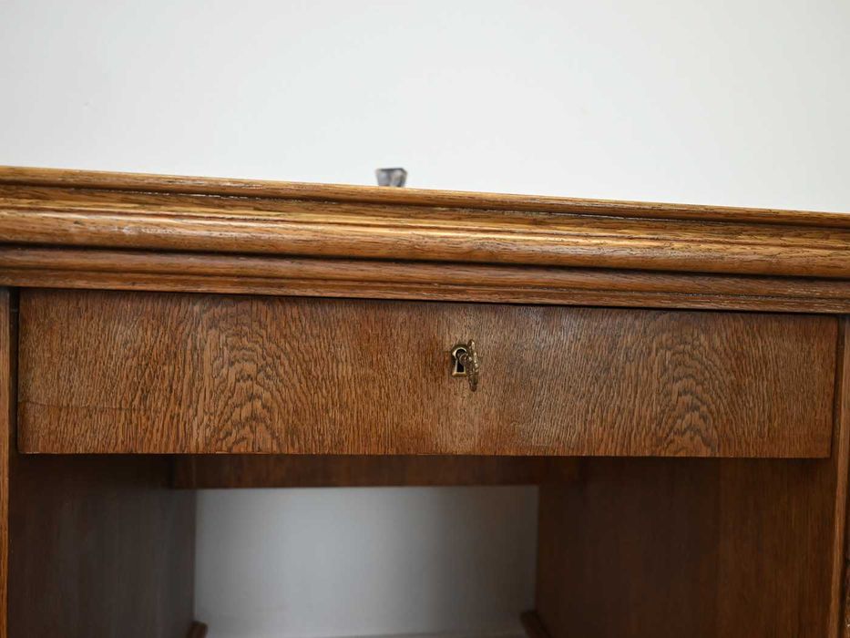 biurko dwustronne w jasnym dębie 011604