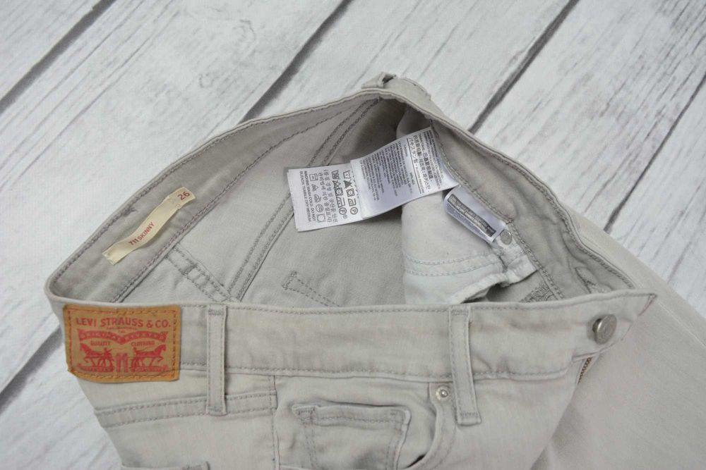Levis 711 Skinny Damskie Jeansy Stretch W26 L32 26/32