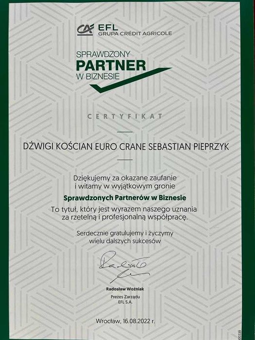 Dźwig dekarski Böcker Ahk 30 KS Żuraw ciesielski