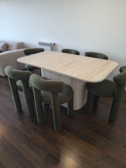 Mesa travertino elegante