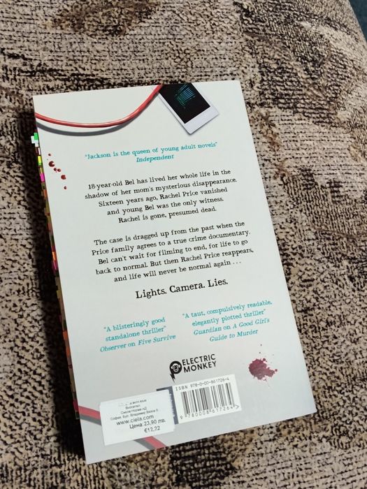 "The reappearance of Rachel Price" Holly Jackson