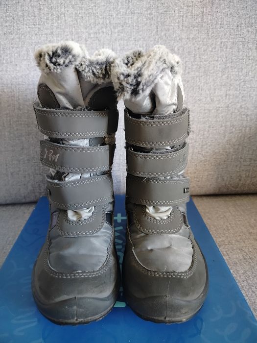 Zimowe buty dziecięce Twisty rozmiar 28 – ocieplane, na rzepy