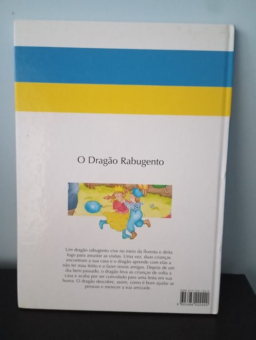 Livro "O dragão rabugento"