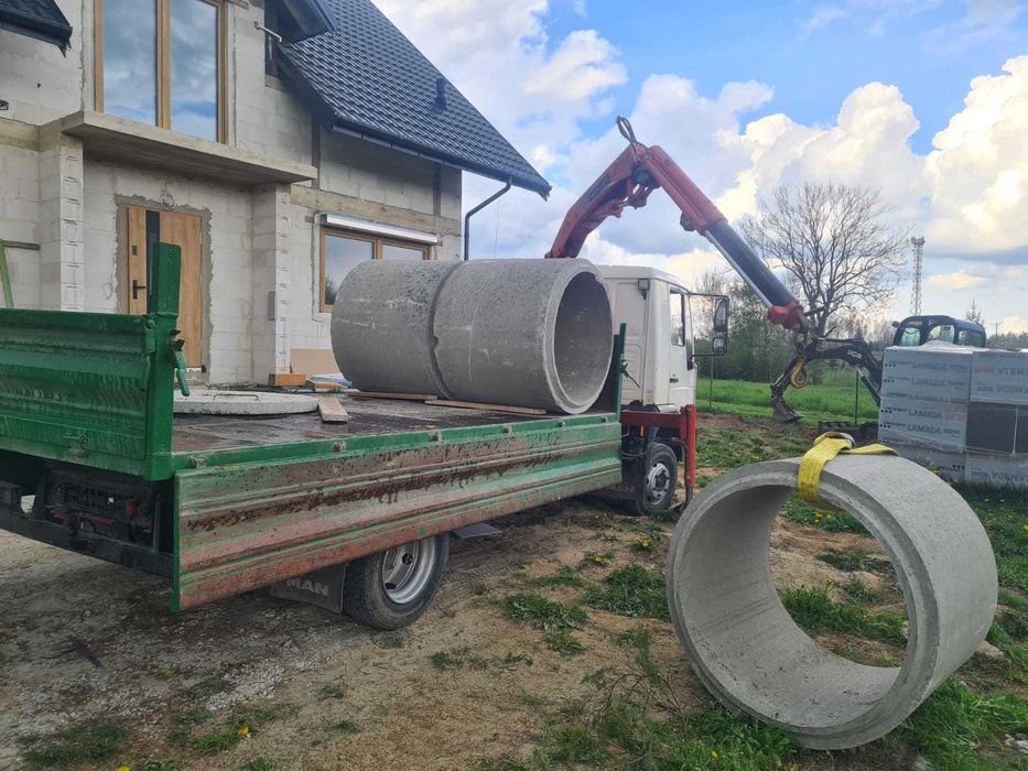 Usługi minikoparką 3  tony. Prace ziemne, wywrotka, HDS