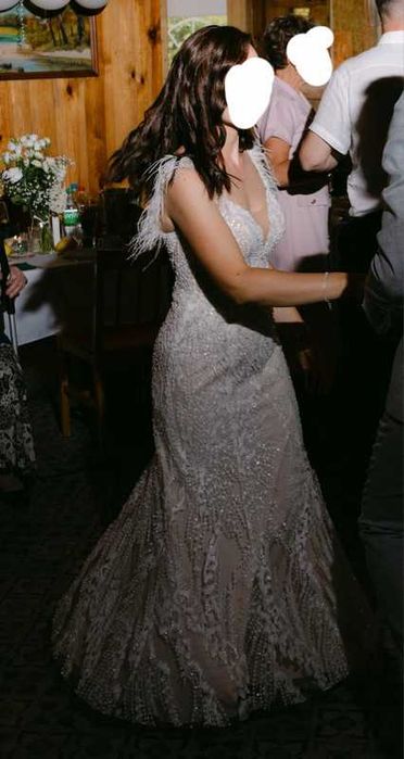 Suknia ślubna syrenka rybka dopasowana