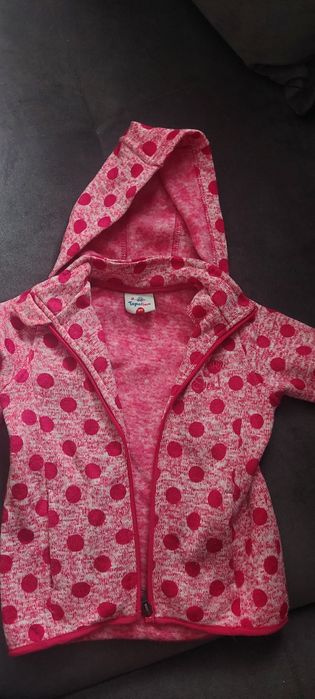 Ciepłe bluzy dla bliźniaczek 98,104