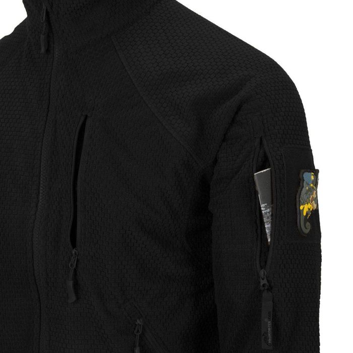 Флісова кофта Helikon Alpha Tactical black