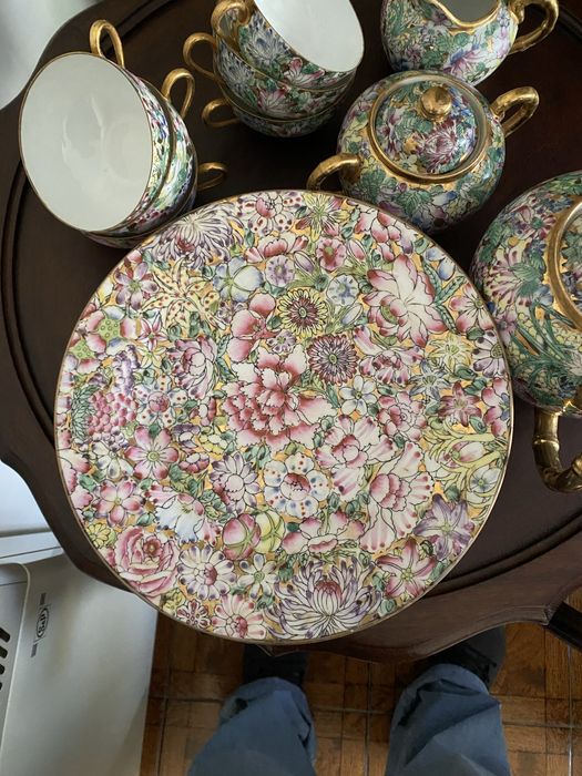 Conjunto de porcelana de Macau