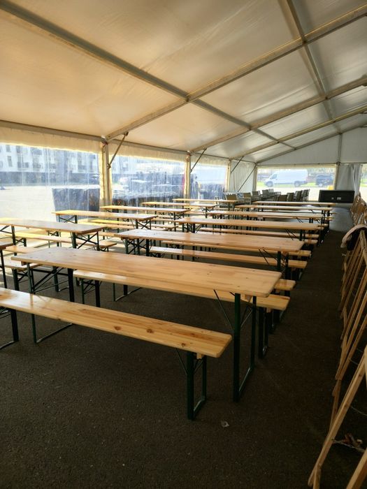 Wynajem namioty, parasole, meble eventowe, ławki stoły krzesła, rollbary ,grille
