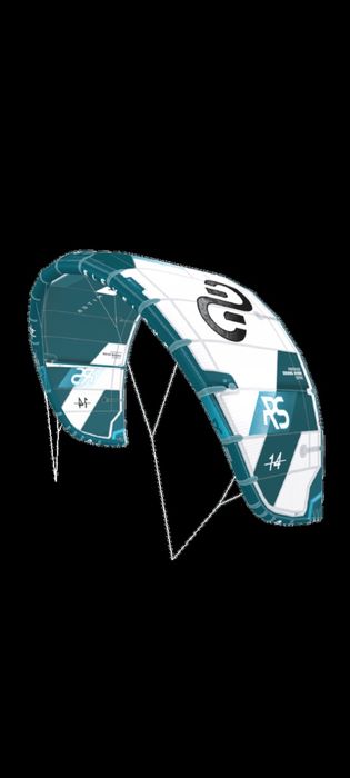 14m2 Kite ELEVEIGHT RS v8 LW model 2025 stan JAK NOWY kolor TECH GREEN