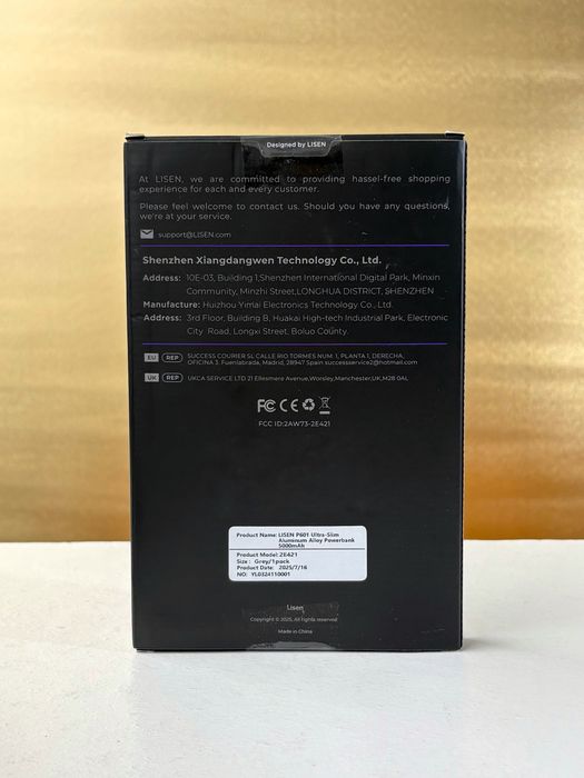 Павербанк LISEN P601 Ultra-Slim  MagSafe 5000mAh — новий