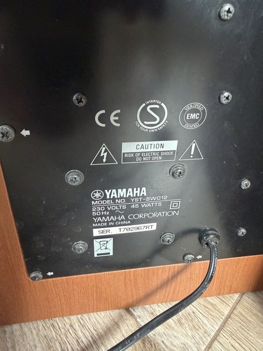Zestaw kina domowego 5 +1 Jamo, amplituner Panasonic, subwoffer Yamaha