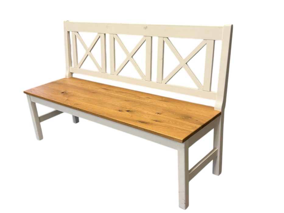 Stol debowy lity dab. 126/86 dziki dab. Industrialny styl.