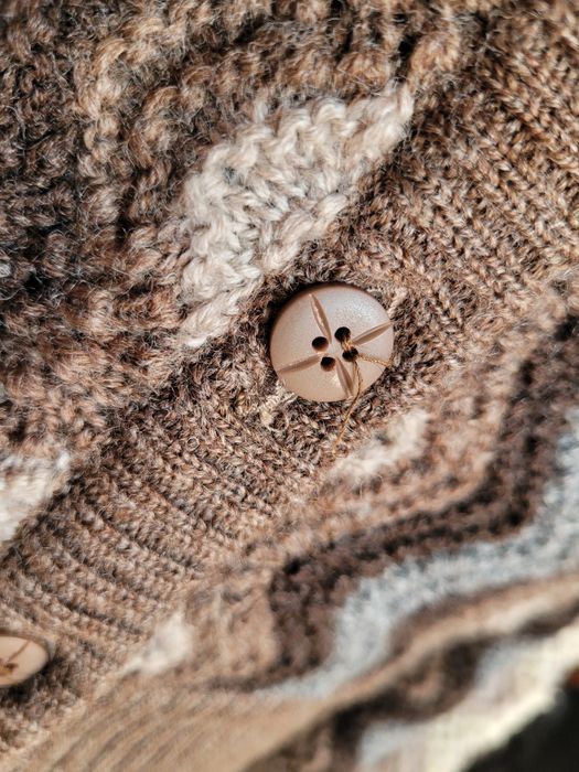 Sigi Scheiber r 42 sweter vintage swetr folk babcine retro