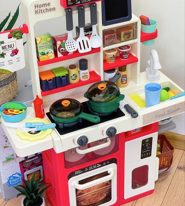 ‼️Розпродаж‼️ Дитяча кухня з водою і парою детская кухня с водой