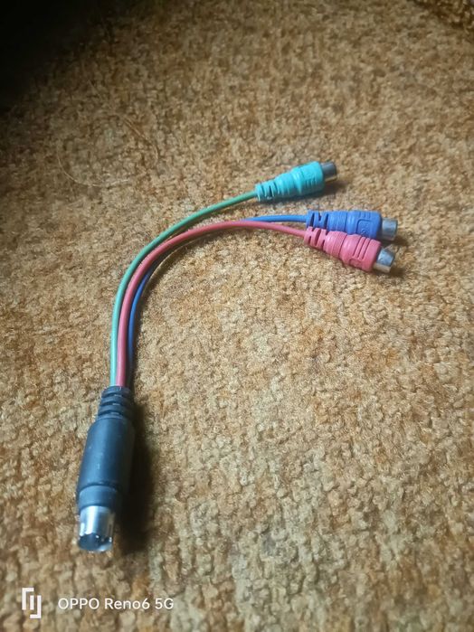 kabel cinch żeńzki 3x s video