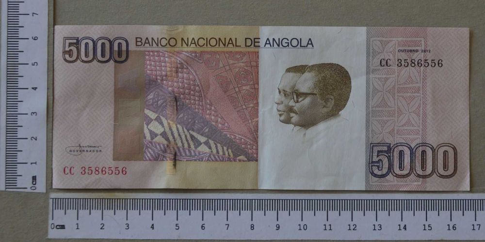Angola 5000 kwanzas 2012 - olx X11118