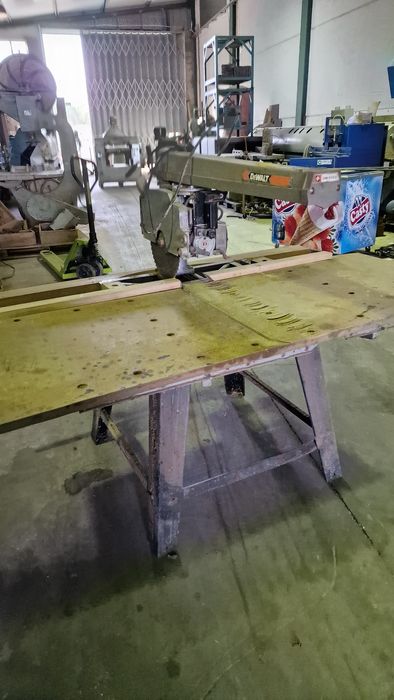 Serra radial dewalt maquinas de carpintaria