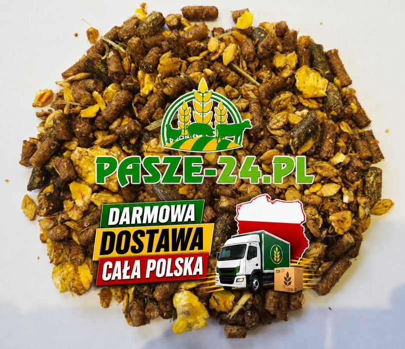 Pasza dla koni Musli podstawowe bez owsa worek 25kg mikronizowane płatki zbóż pasza konie lekkostrawna zdrowe kopyta błyszcząca sierść susz jabłkowy