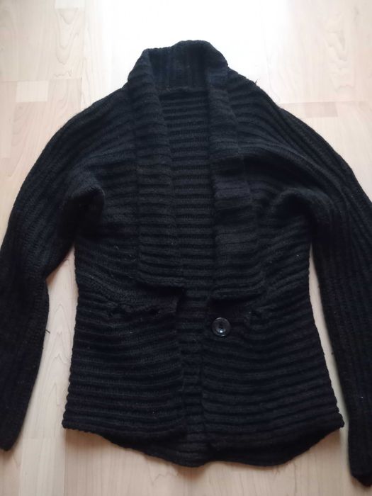 Kardigan damski sweter moher wełna