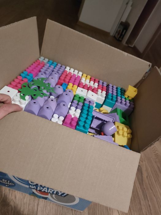 XXL Building blocks klocki konstrukcyjne mix Wader ponad 1000el.