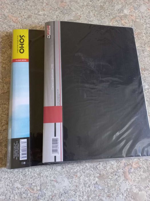 Папки канцелярские разные цвета