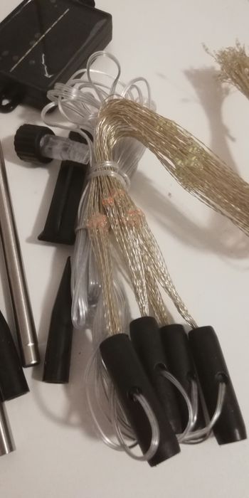 Dekoracje ogrodowe LED światełka drucikowe