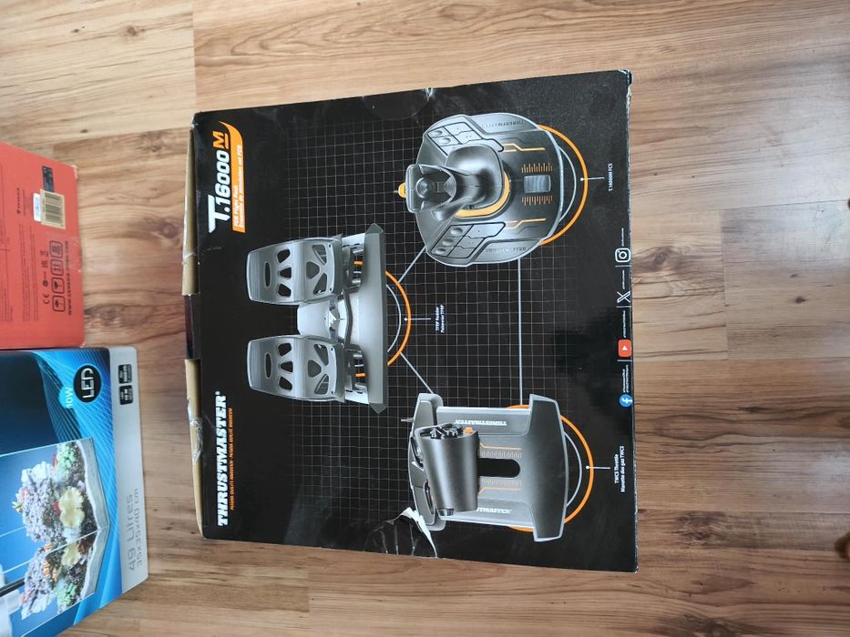 Thrustmaster T.16000M FCS Flight Pack – Stan niemal jak NOWY | Gwarancja | Komplet | Dla prawdziwego pasjonata!