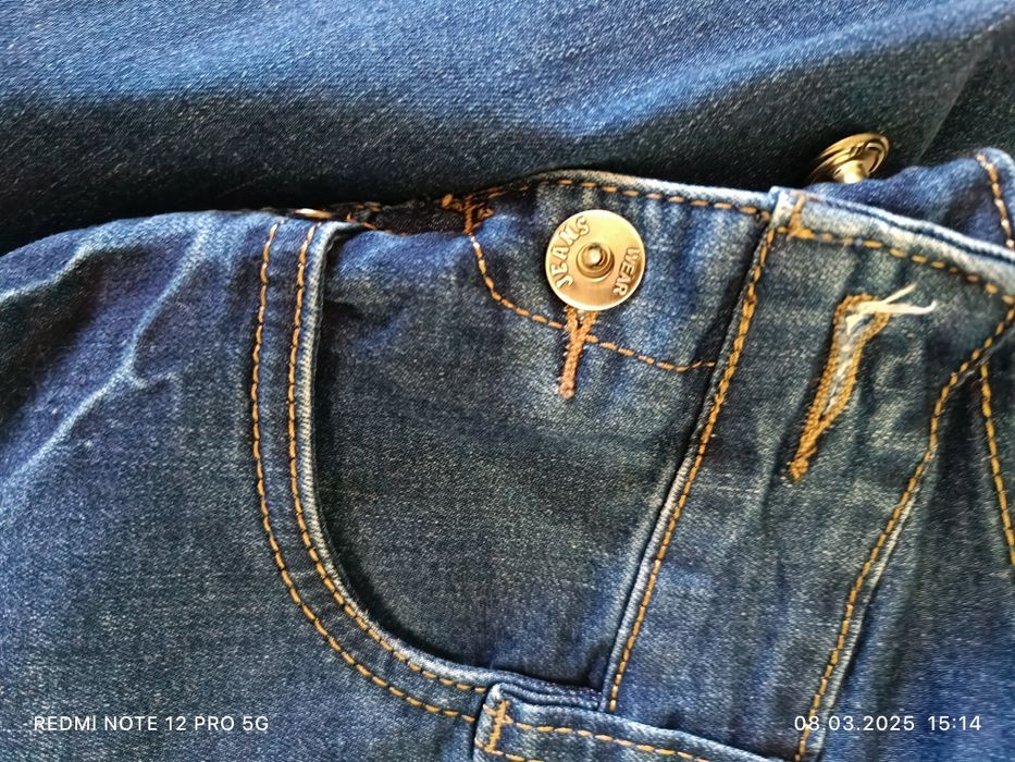 Джинсовый комбинезон