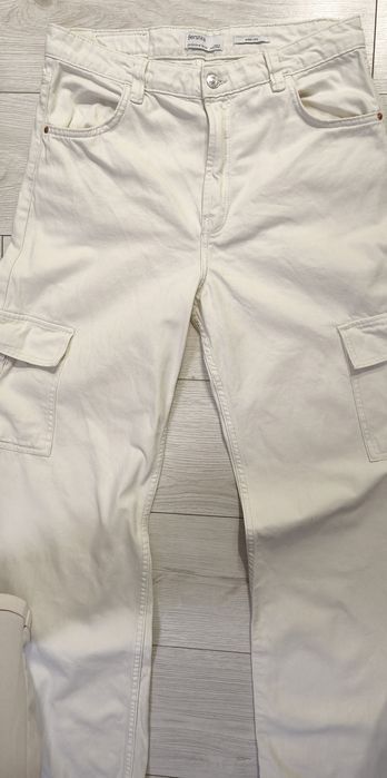 Джинси карго широкі Bershka wide leg EUR 42 USA 10Mex 32