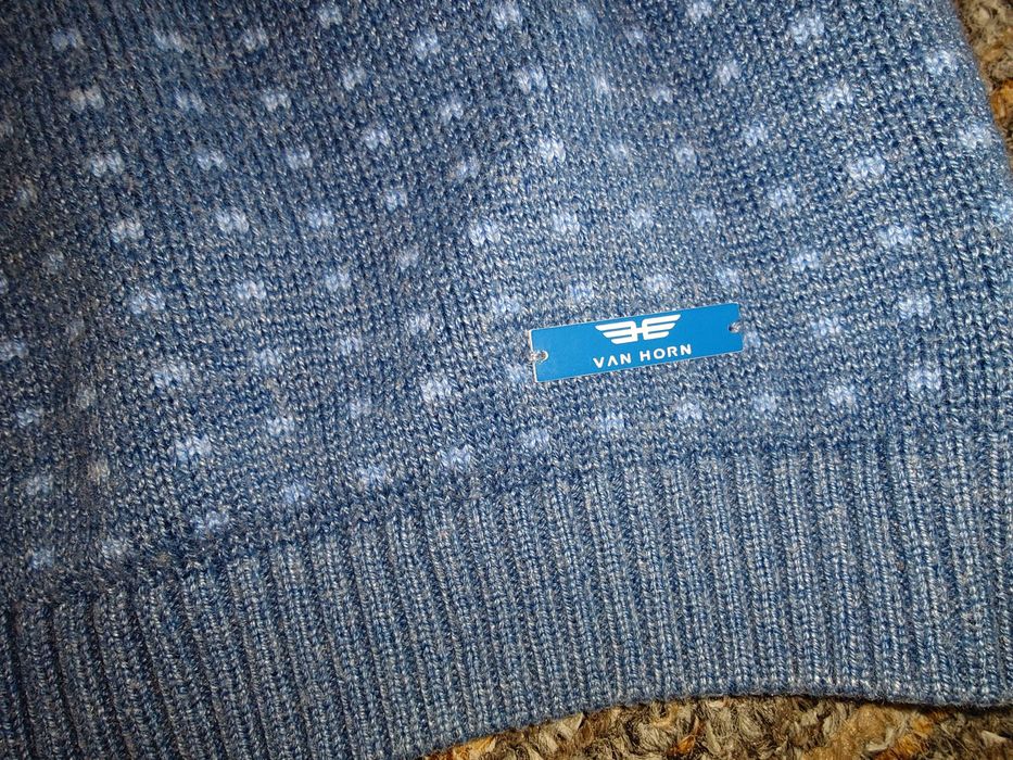 Męski sweter Van Horn r. XL / do lekkiego odkłaczkowania