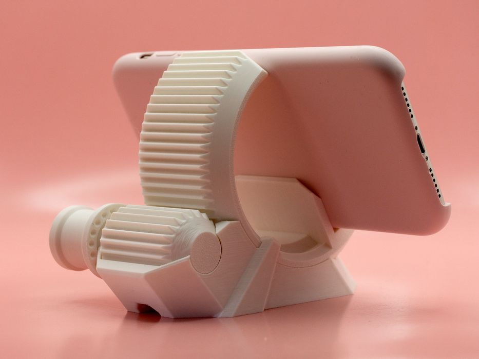 Підставка для телефону з ругулятором кута нахилу