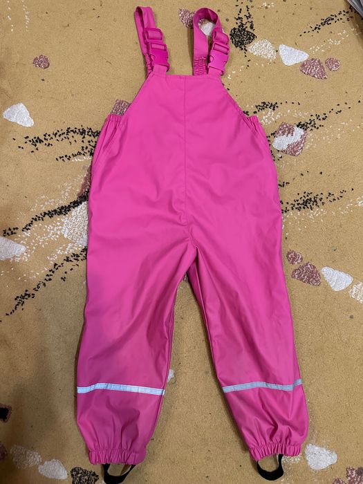 Дитячі дощові штани і полусапожки теплі