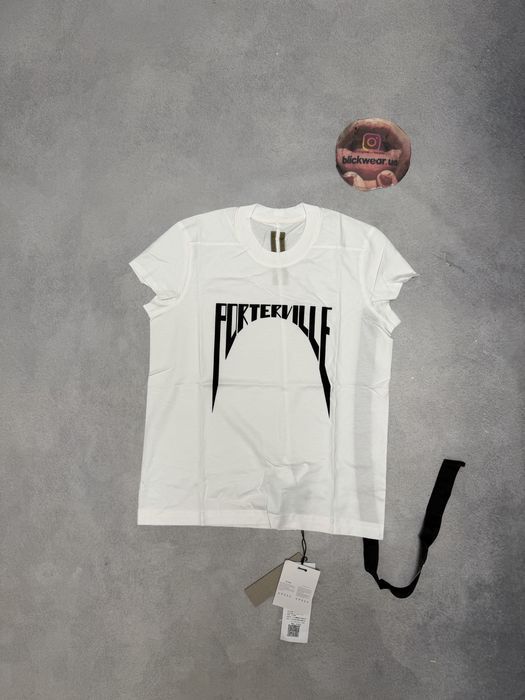Футболка Rick Owens Drkshdw Logo white S M l Vetements balenciaga acne studios project gr