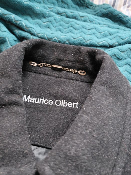 Męski klasyczny płaszcz xxl elegancki czarny kaszmir wełna