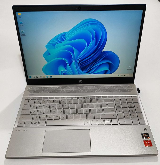 HP 15.6", 16GB RAM, 500GB SSD, Ryzen 5, em excelente estado, W11 PRO