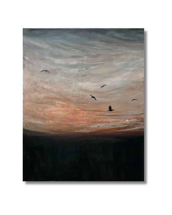 “Tamtego snu” akryl na płótnie, rękodzieło 100x80 ORYGINAŁ