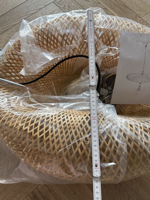 Lampa pleciona Ażurowa boho
