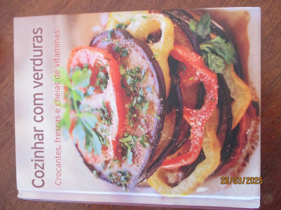 2 livros - Cozinhar com verduras - Cozinha vegetariana