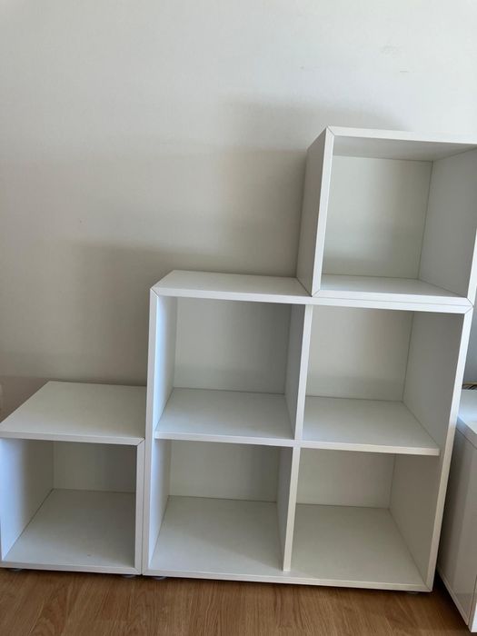 Estante em blocos ikea